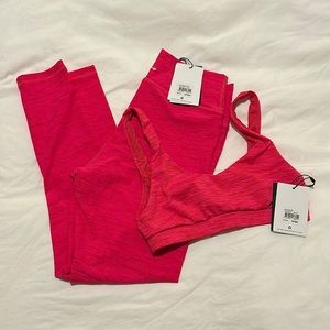 Upside SAANVI Neon Pink yoga set